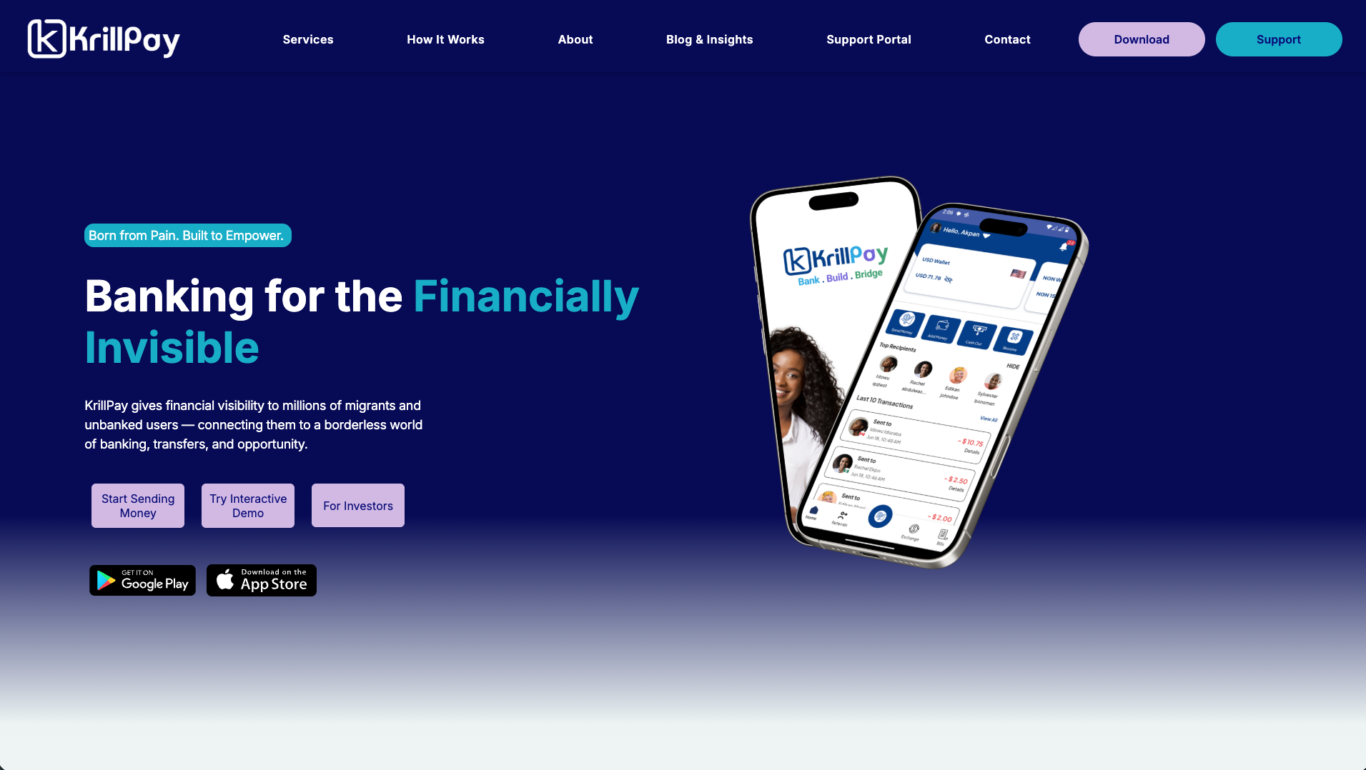 KrillPay product preview